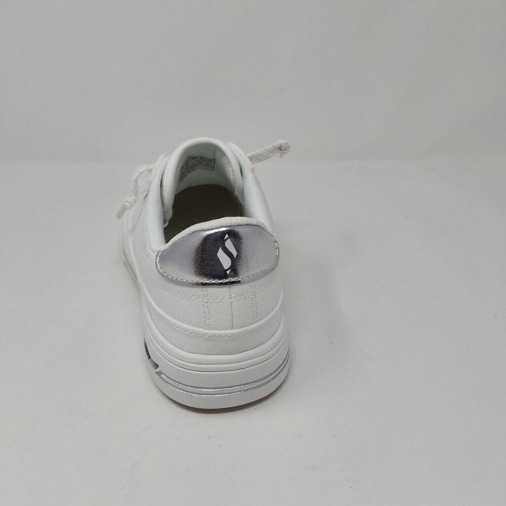 Skechers Arch Fit Arcade Glitzle Women's 7 White Silver Sneakers 190214 NIB - Picture 13 of 16